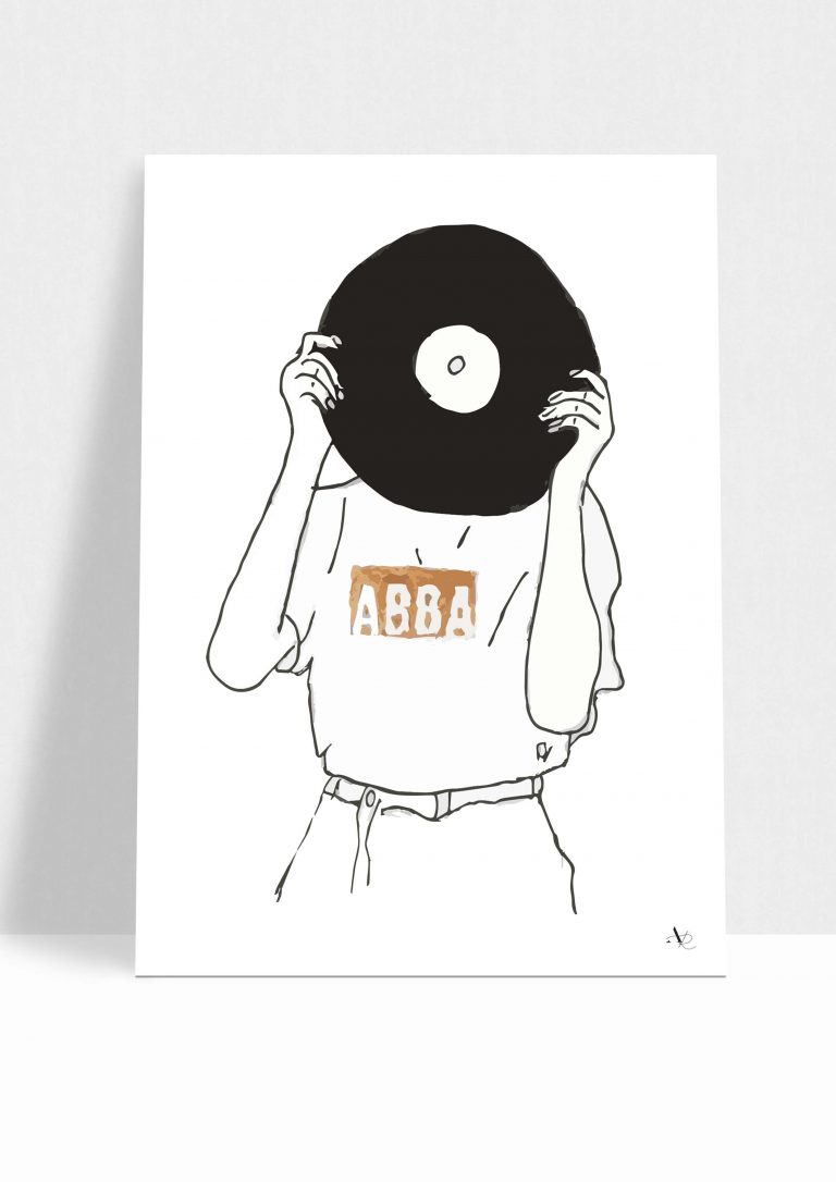 vinyle-abba-illustration-alissa-ruiz